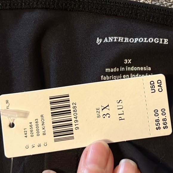 ANTHROPOLOGIE Halter Top in Black, Size 3X, NWT - Picture 11 of 13
